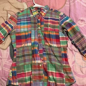 Ralph Lauren plaid polo sweater